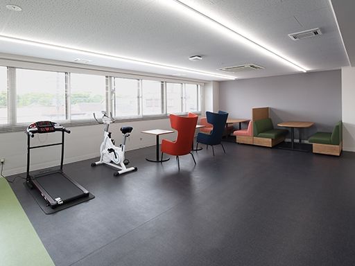 休憩室の風景です。