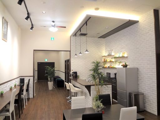 カフェみたいにくつろげる休憩所もアリ♪