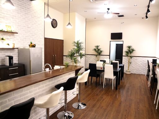 カフェみたいにくつろげる休憩所もアリ♪